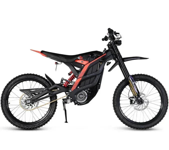 79BIKE Falcon Pro Electric Dirt Bicycle with black and orange design on a white background - Pogo Cycles, Ireland