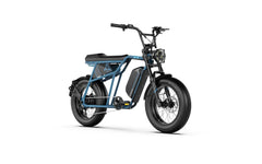 Side View of A-Spadz Cavet Air Electric Bike on a white background