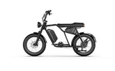 Black A-Spadz Cavet Air Electric Bicycle on a white background - Pogo Cycles