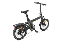 Black - Cyrusher Sonder Folding Electric Bike on a white background