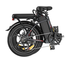 Black F20 Plus electric bike on a white background