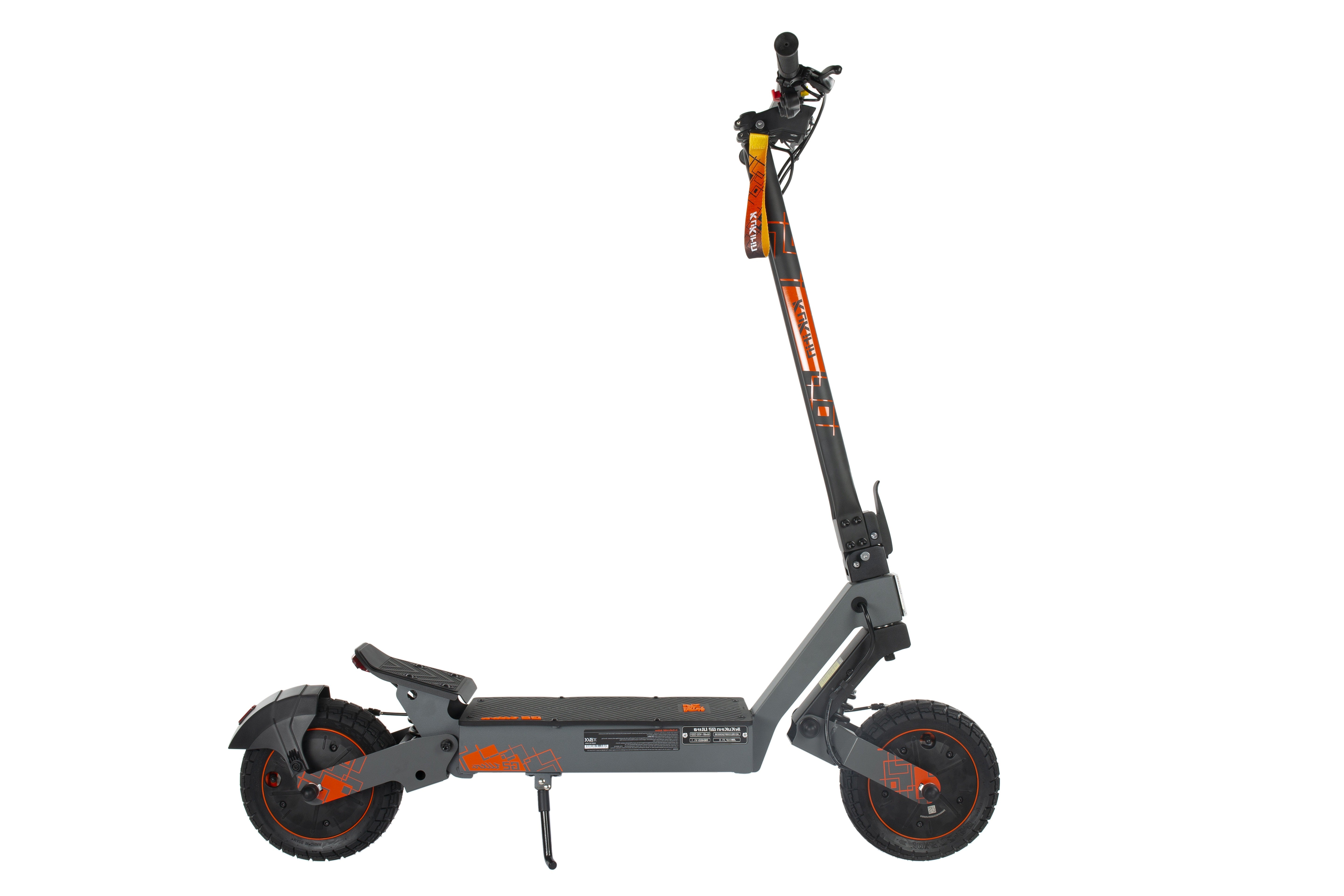 Gray and orange KuKirin G2 Ultra Electric Scooter on a white background
