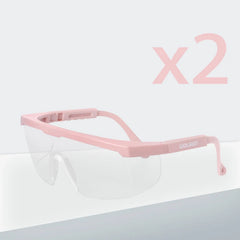 1 Pair of Splash Proof and Dust-Proof Neutral PC Lens Bicycle Goggles, Impact Resistant Welding Riding Decorative Glasses