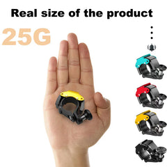 Stainless Bicycle Bell Ring MTB Cycling Horn Bike Bell Handlebar Crisp Sound Horn for Bicycle Safety Bike Accessories