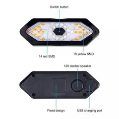 Bicycle Tail Light with Turn Signals - Pogo Cycles
