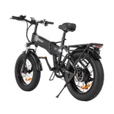 Black electric bike with 'Ridstar' branding on a white background