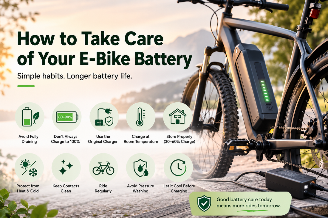 E-Bike Battery Care: How to Make Your Battery Last Longer