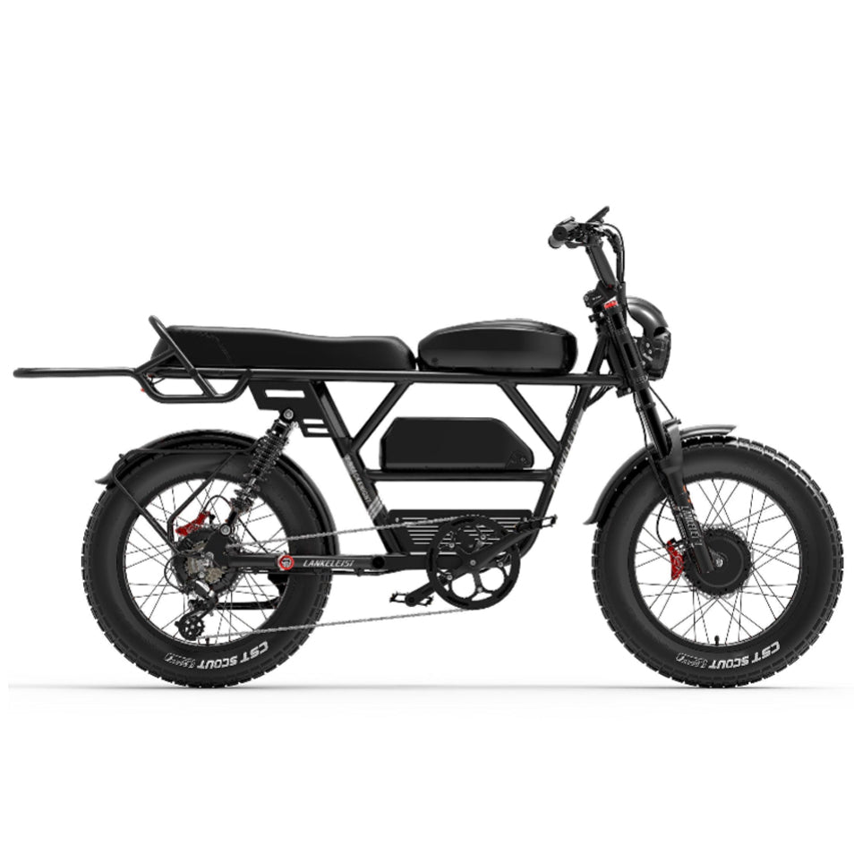 LANKELEISI X-Black Knight Dual Motor Electric Bike