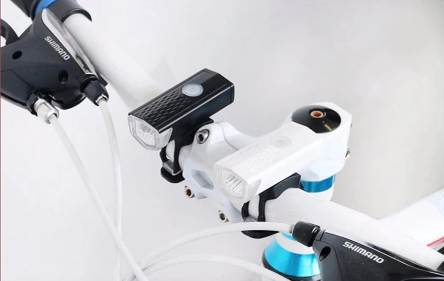 Bike Light Set Front Light with Taillight USB Rechargeable Easy to Install 3 Modes Bicycle Accessories for the Bicycle Road MTB