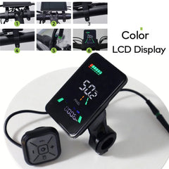 L5 LCD Display Meter Dashboard Speedo Meter Electric Bike Meter Bike Computer Bicycle Odometer LCD Screen Wired