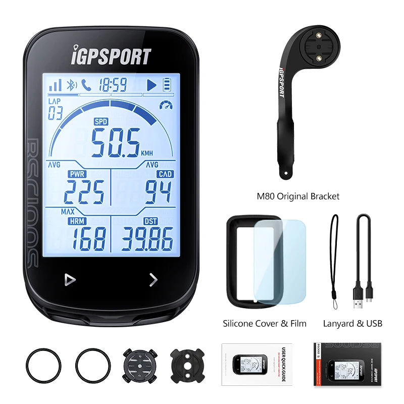 iGPSPORT BSC100S GPS Odometer Cycling Bike Computer Sensors Cycl Speedomet Riding Cycling Speedometer 2.6‘’ large screen