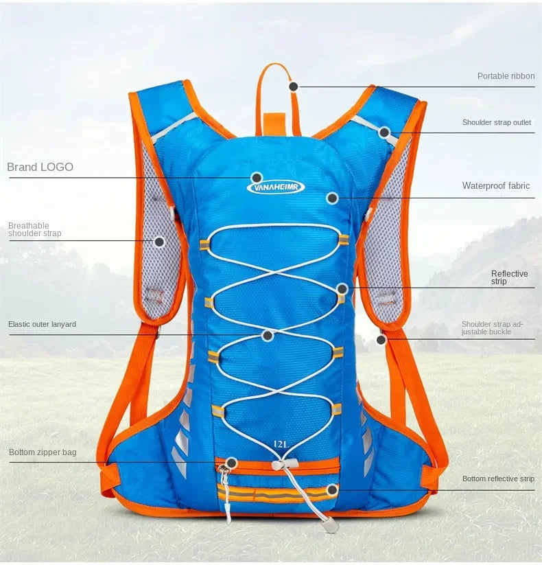 Outdoor Cycling Backpack Portable Waterproof Bicycle Bags Outdoor Sports Climbing Hiking Pouch MTB Road Bike Hydration Backpack