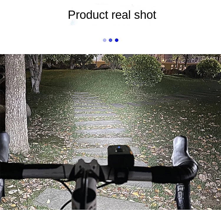 BK02 Bike Light Rechargeable T6 LED Bicycle Lights 6 Modes MTB Flashlight Bicycle Headlight for Cycling Bicycle Front Lamp