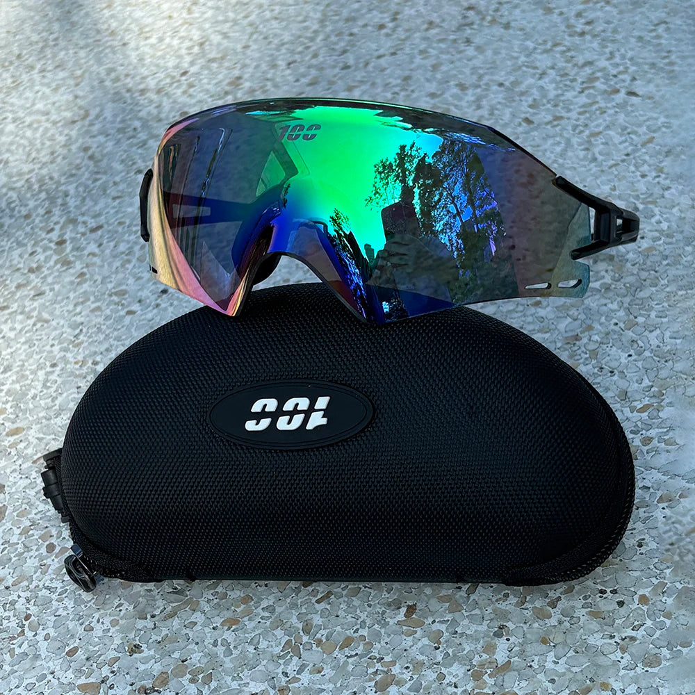 New UV400 Cycling Glasses for Men Red Photochromic Sunglasses Outdoor Bike Eyewear Sports Glasses Bicycle Goggles MTB Glasses