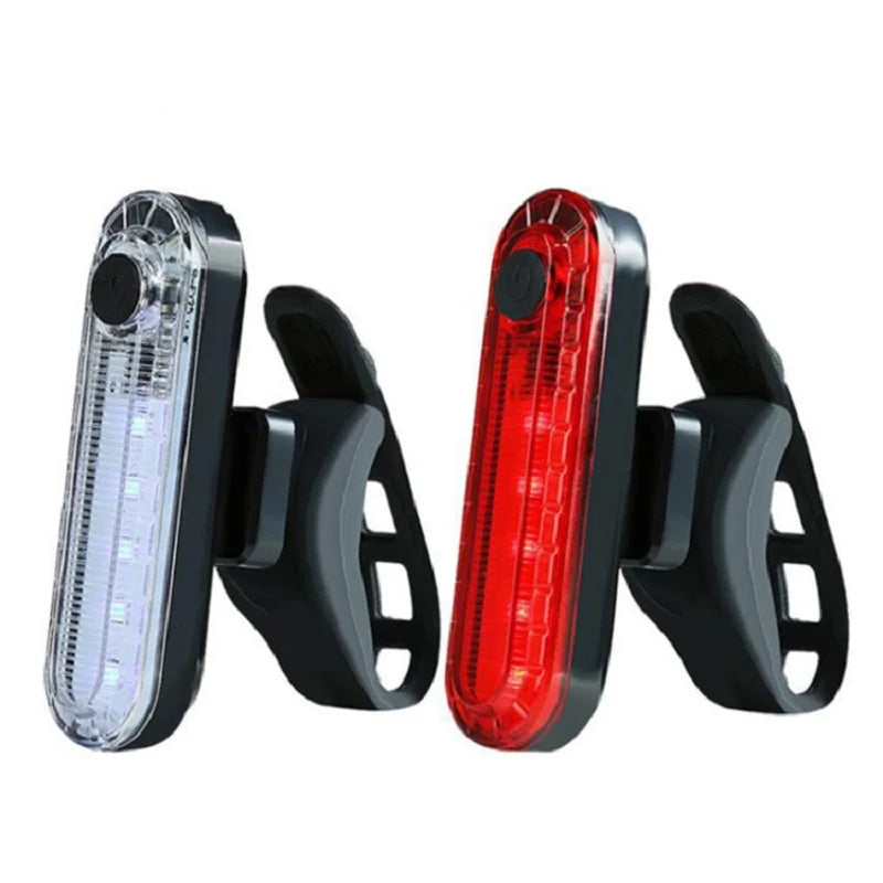 Bicycle Rear Lights USB Rechargeable Bike Tail Light Cycling Taillights Flashing 4 Modes for Night Riding Bike Light Back Lamp