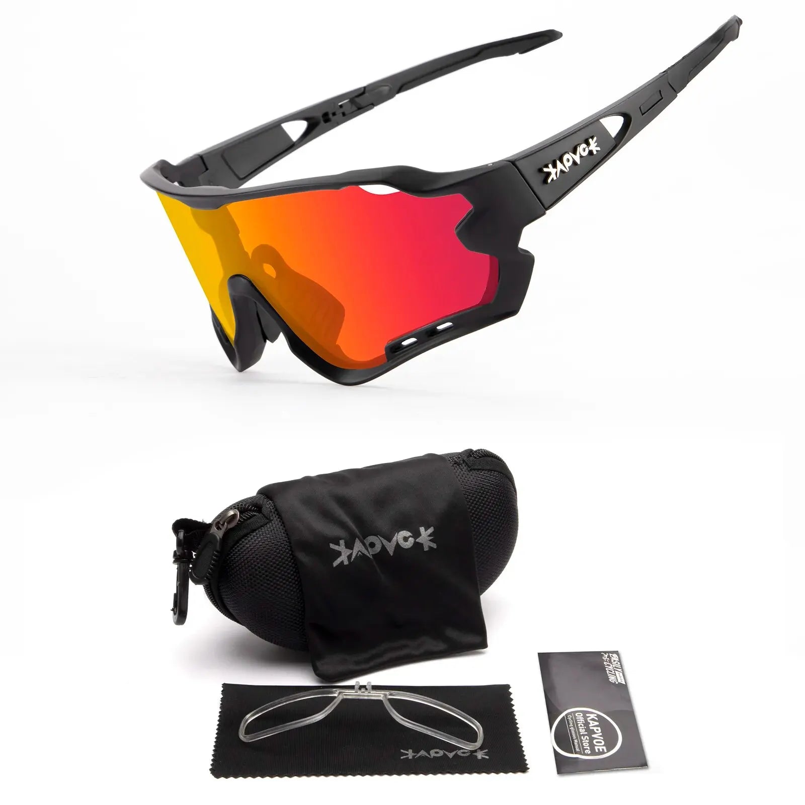 Kapvoe Sport Eyewear Mountain Bike Sport Cycling Glasses Outdoor Cycling Goggles Men Cycling Sunglasses MTB Sunglasses - Pogo Cycles