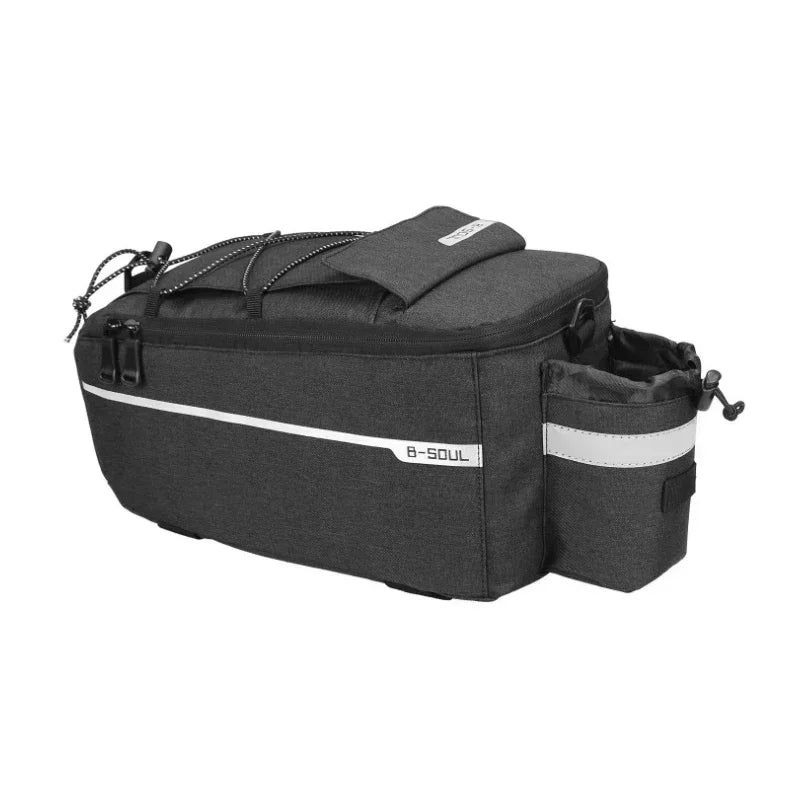 13L Bicycle Carrier Bag Bike Rear Basket Waterproof Pannier Trunk Bags Back Rack Rear Seat Bag Cycling Luggage Shoulder Handbag