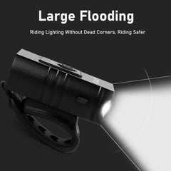 BK02 Bike Light Rechargeable T6 LED Bicycle Lights 6 Modes MTB Flashlight Bicycle Headlight for Cycling Bicycle Front Lamp