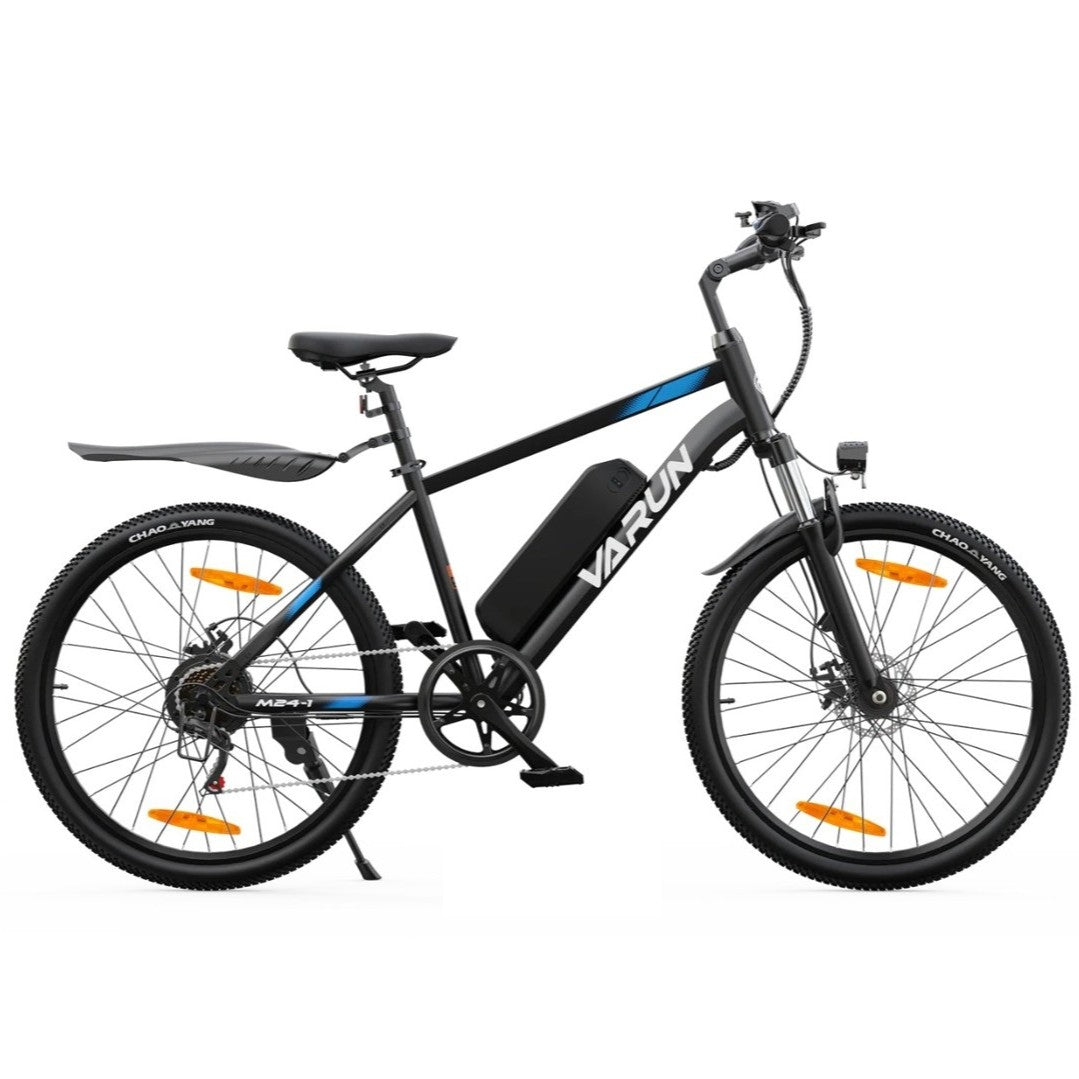 VARUN M24-1 Electric bicycle with visible 'varun' branding on a white background