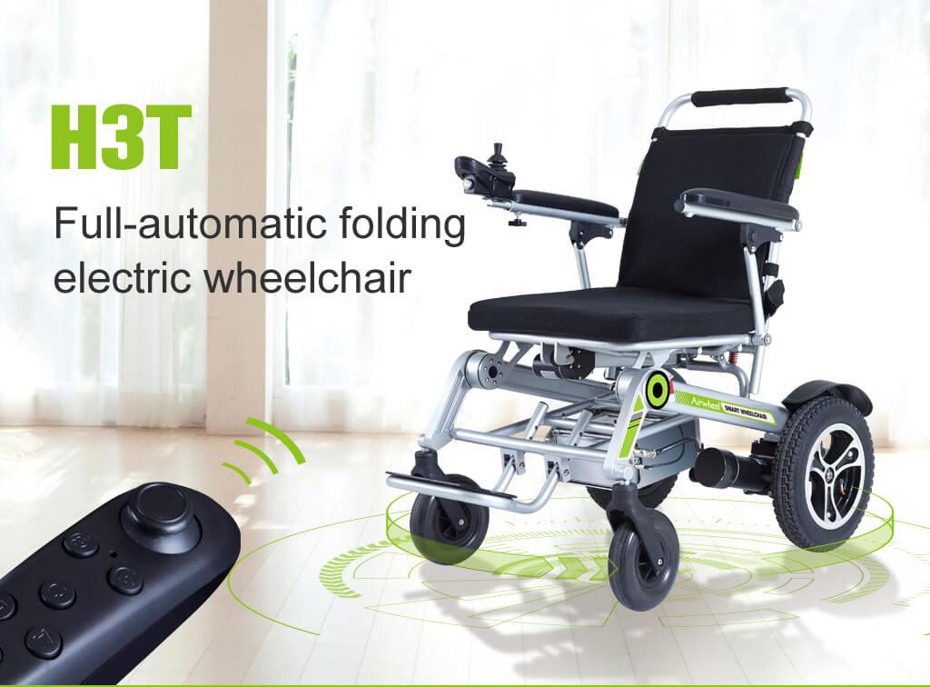 Airwheel H3T Full-Automatic Folding Electric Wheelchair - Pogo Cycles available in cycle to work