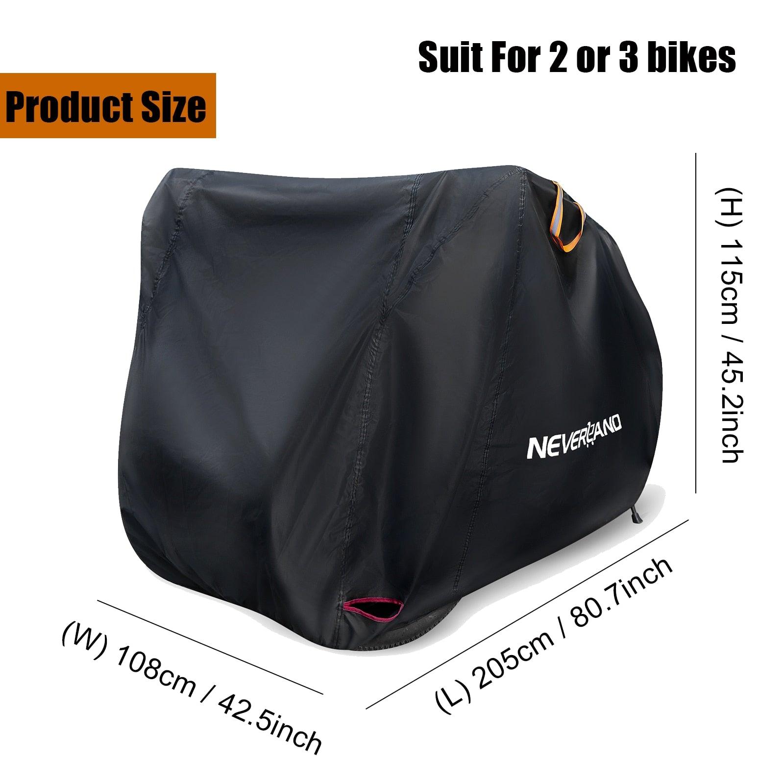 Bicycle Bike Cover For 2 3 bikes Rain Waterproof Dust Snow Sun UV Protector Cover Case For MTB BMX Mountain Hybrid Beach Cruiser - Pogo Cycles