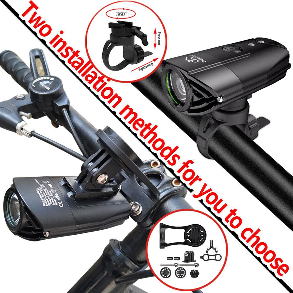 Bike Light Hoisting Rainproof USB MTB Front Lamp Headlight Ultra Flashlight Bicycle Lighting Flashlight Led Bike Accessories - Pogo Cycles