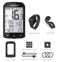 CYCPLUS M1 Cycling GPS Bicycle Speedometer Bike Computer Bluetooth 4.0 ANT+ IPX6 Odometer Bike Accessories - Pogo Cycles