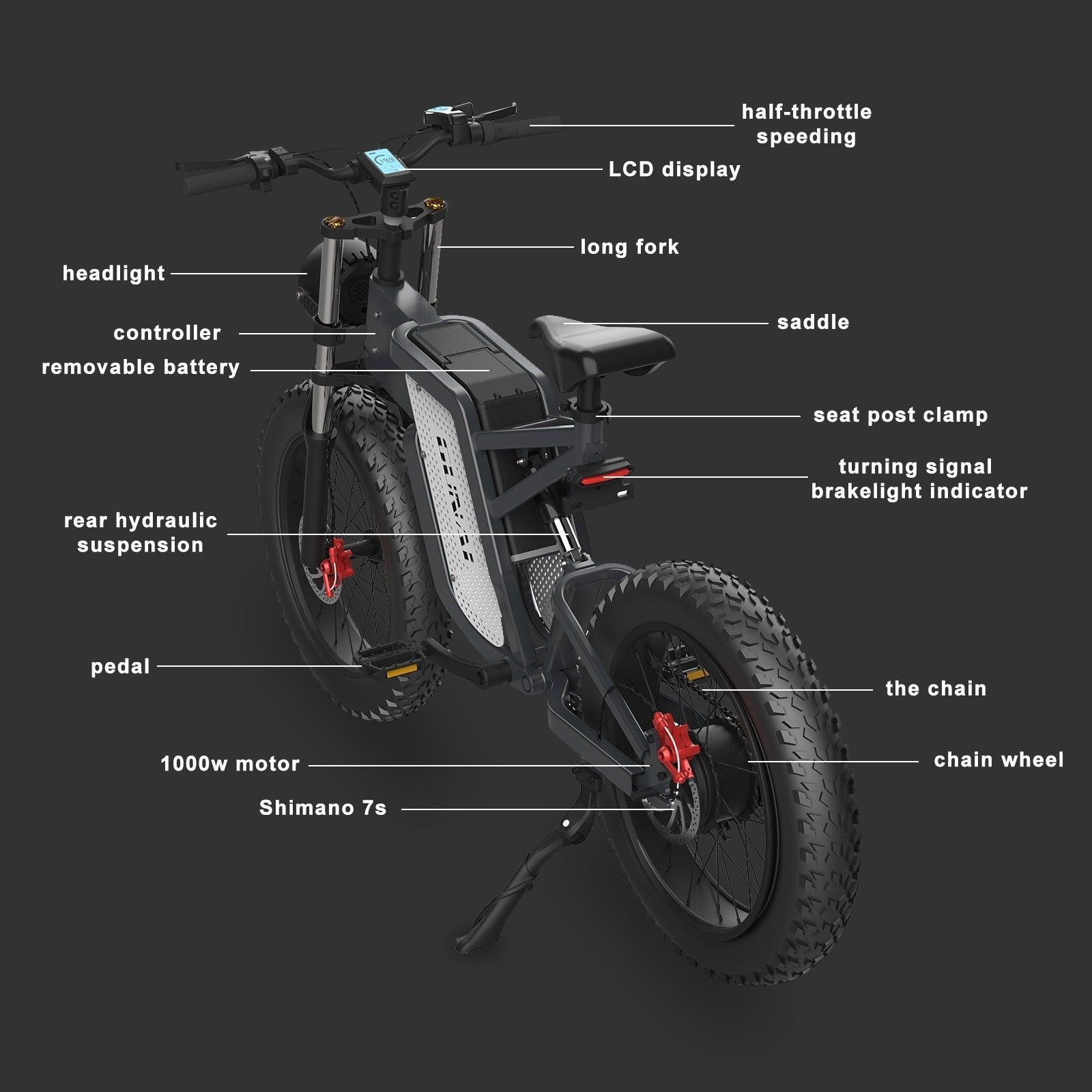 GUNAI MX25 Electric Bicycle - Pogo Cycles