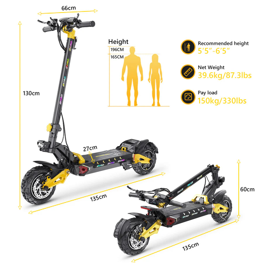 iENYRID ES60 Dual Motor Electric Scooter - Pogo Cycles