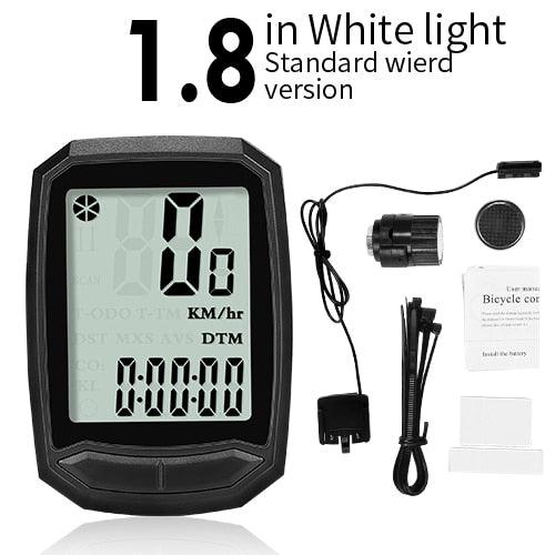 INBIKE Waterproof Bicycle Computer Wireless And Wired MTB Bike Cycling Odometer Stopwatch Speedometer Watch LED Digital Rate - Pogo Cycles