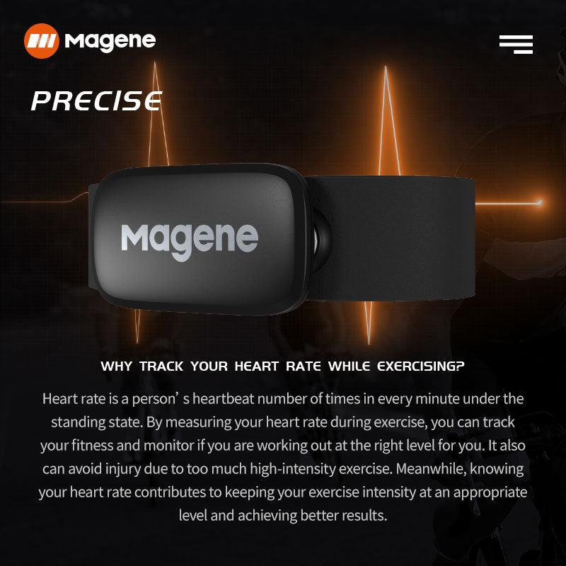 Magene H64 Heart Rate Monitor Mover Bluetooth ANT Sensor With Chest Strap Computer Bike Wahoo Garmin BT Sports - Pogo Cycles