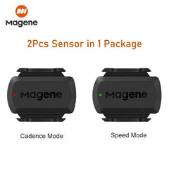 Magene S3+ Speed Cadence Sensor ANT Bluetooth Computer Speedmeter Dual Sensor Bike Accessories Compatible with WahooOnelap Zwift - Pogo Cycles