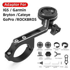 ROCKBROS 400-1000LM Bicycle Light GoPro Mount Holder USB Type-c Rechargeable Fit Garmin Bryton IGS Computer Cycling Headlight - Pogo Cycles