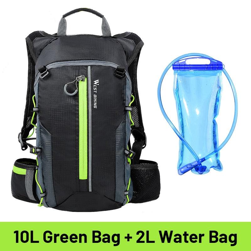 WEST BIKING 10L Breathable Cycling Backpack Waterproof Folding Bicycle Bag - Pogo Cycles