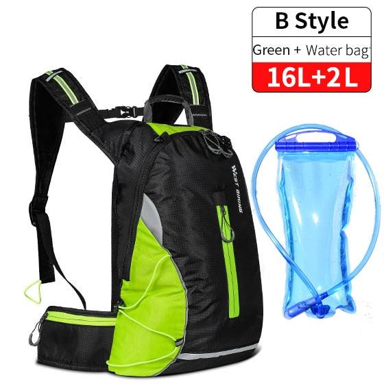 WEST BIKING Bicycle Bag Water Bag 10L Portable Waterproof Sports Bag MTB Road Bike Cycling Hiking Climbing Hydration Backpack - Pogo Cycles