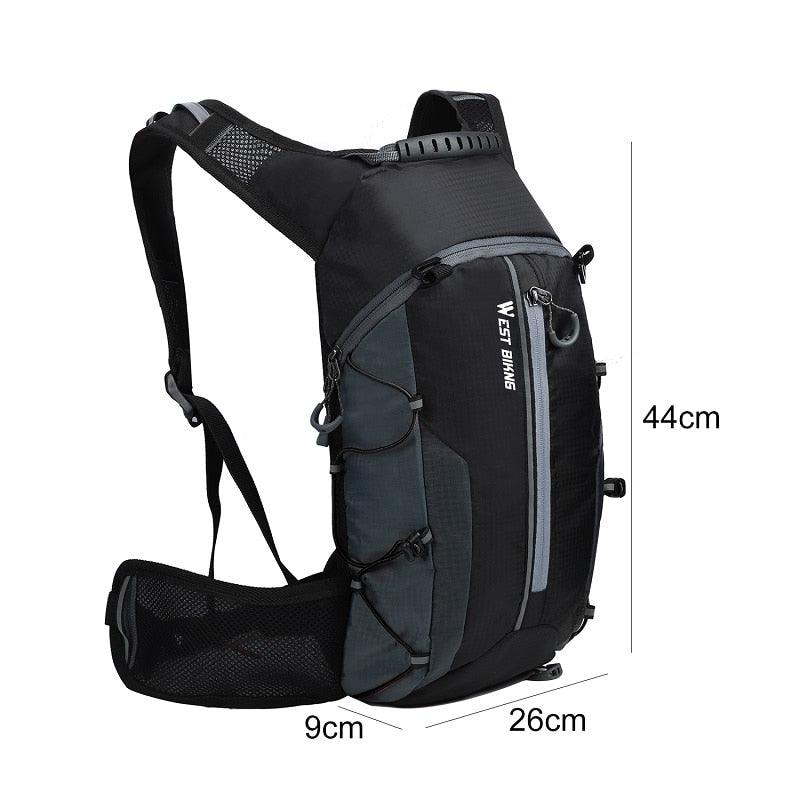 WEST BIKING Bicycle Bag Water Bag 10L Portable Waterproof Sports Bag MTB Road Bike Cycling Hiking Climbing Hydration Backpack - Pogo Cycles