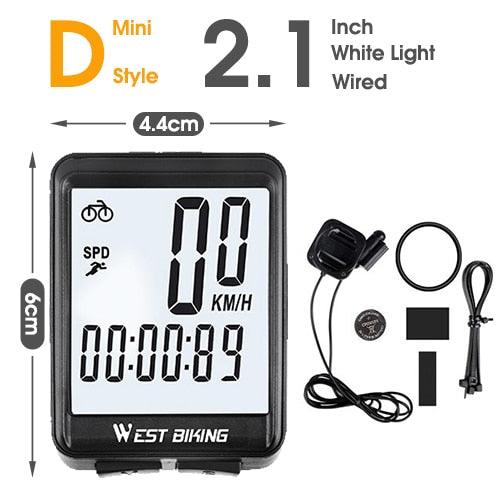 WEST BIKING Bicycle Cycling Computer Wireless Wired Waterproof digital Bike Speedometer Odometer - Pogo Cycles