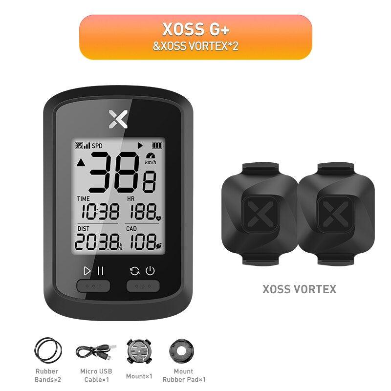 XOSS G Plus GPS Bike Computer Wireless Cycling Speedometer Road Bike MTB Waterproof Bluetooth ANT+Cadence Speed Bicycle Computer - Pogo Cycles