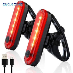 Rear Bike Tail Light USB Rechargeable - Pogo Cycles