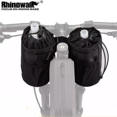 Rhinowalk Bicycle Bag Cycling Water Bottle Carrier Pouch MTB Bike Insulated Kettle Bag Riding Handlebar 1pc or 2pcs Accessories - Pogo Cycles