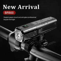 TOWILD BR800 800 lumens bicycle headlight glare flashlight USB charging headlight mountain bike riding equipment - Pogo Cycles